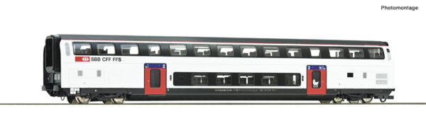 Roco 74716   2nd class double deck coach, SBB