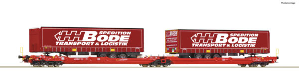 Roco 77401  Articulated double pocket wagon T3000e, DB AG