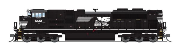 Broadway Limited Imports 7020 EMD SD70ACe, NS #1032, Black & White (DCC/Sound)