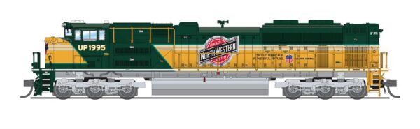 Broadway Limited Imports 7035 EMD SD70ACe, UP #1995, Chicago & North Western Heritage livery (DCC/Sound)