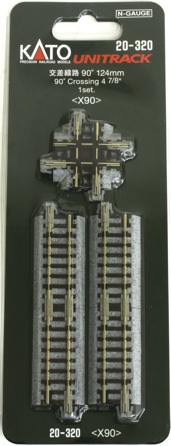 Kato 20320  N 124mm (4 7/8") 90º Crossing