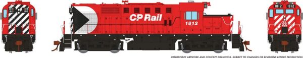 Rapido Trains 32060  RS-18u, CP Rail (Multimark) #1812