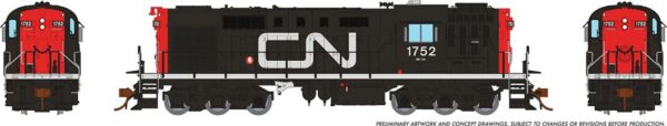 Rapido Trains 32050  RSC-14, Canadian National - Noodle #1752