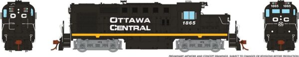 Rapido Trains 32075 RS-18u, Ottawa Central #1815