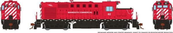Rapido Trains 32078  RS-18u, Minnesota Commercial #82