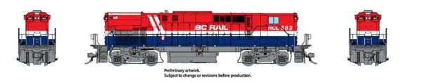 Rapido Trains 33536  MLW M420B + M420B, BCR - Red, White & Blue Hockey Stick: #RCL683 + #RCL685 (DCC/Sound)