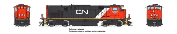 Rapido Trains 33020  MLW M420, CN - North America Scheme (MR-20b): #3536