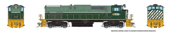 Rapido Trains 33027  MLW M420, BCR - Two-Tone Green Scheme: #646