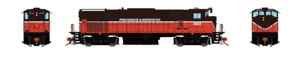 Rapido Trains 33042  MLW M420R, Providence & Worcester - Simplified Brown & Red Scheme: #2002