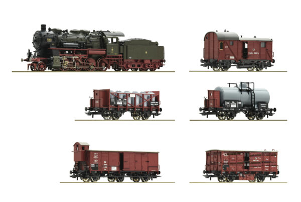 Roco 61480  6 piece set: "Prussian goods train", K.P.E.V.