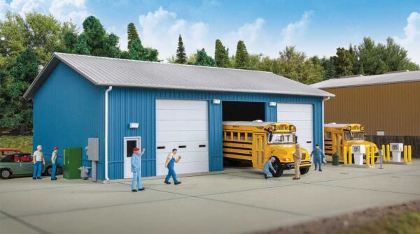 Walthers Cornerstone 3360  HO Bus Maintenance Garage