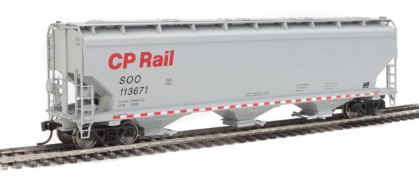 Walthers Mainline 7697   60' NSC 5150 3-Bay Covered Hopper, CP/SOO #113671