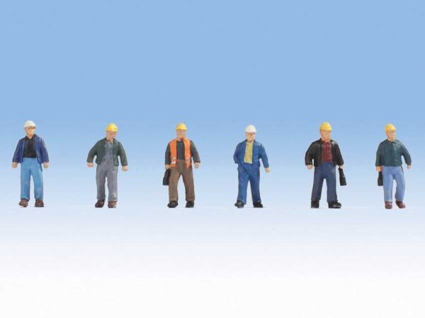 Walthers SceneMaster 6047  Construction Workers Pkg(6)