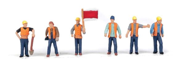 Walthers SceneMaster 6067  Railroad Track Workers Pkg(6)