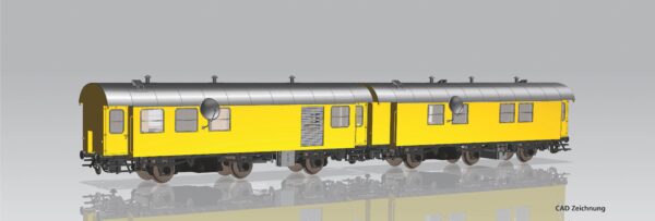 Piko 55918   2-car Construction train set 3yg "Bahnbau" DB AG (DCC/Sound)