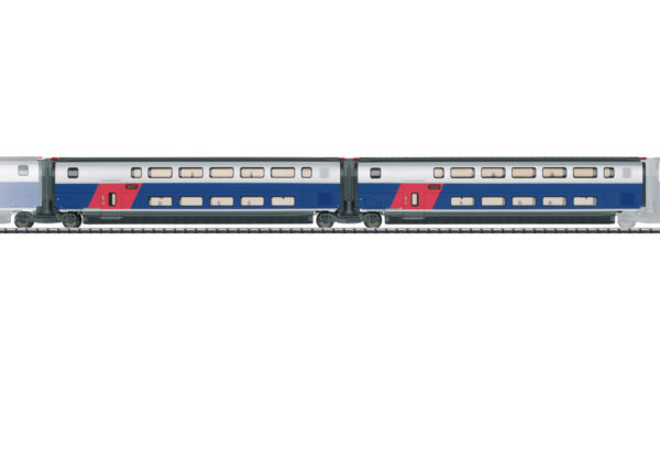 Trix 23487  Add-on car set 1 for the TGV Euroduplex