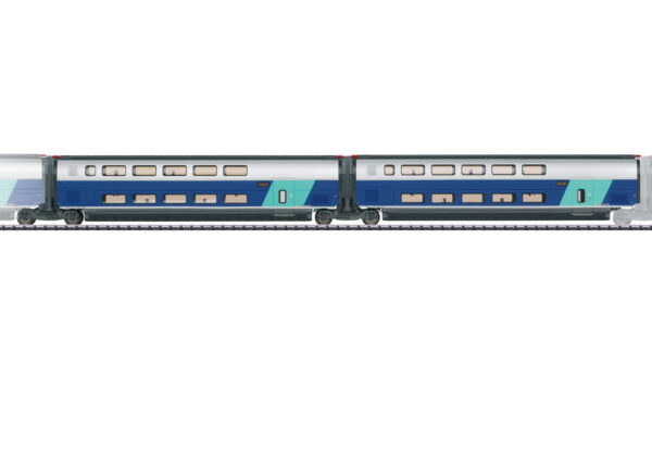 Trix 23488  Add-on car set 2 for the TGV Euroduplex