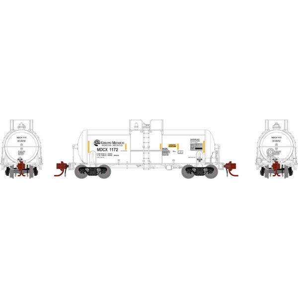 Athearn 15309  13,600-Gallon Acid Tank, MDCX #1172