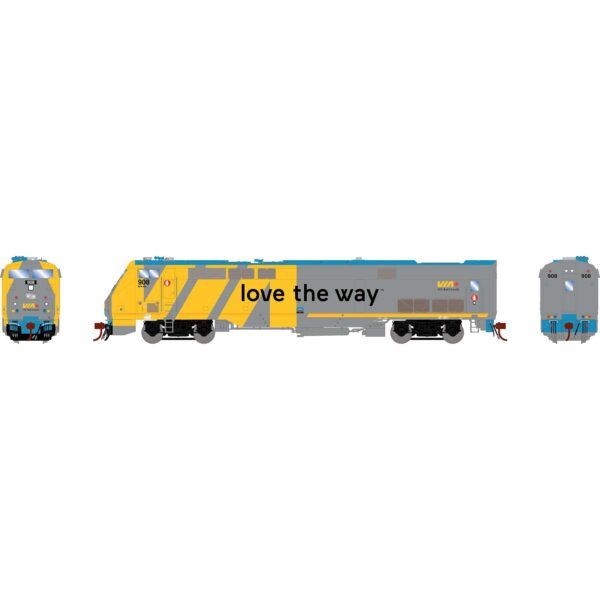 Athearn Genesis 81231   P42DC Locomotive, VIA, Love the Way #908