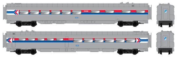 InterMountain Railway CCS7059-01  Centralia Car Shops Western Diner Car, Amtrak PHI #8065