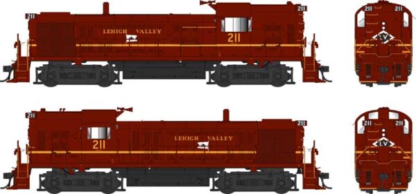 Bowser 25245  RS-3 Hammerhead, Lehigh Valley #211 Tuscan