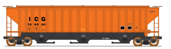 InterMountain Railway 453121-01  4750 Cu. Ft. 3-Bay Covered Hopper, ICG #766710