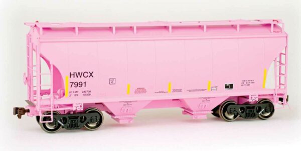 American Limited Models 2035  TrinityRail 3281 Cu.Ft. 2-Bay Covered Hopper, HWCX #7991