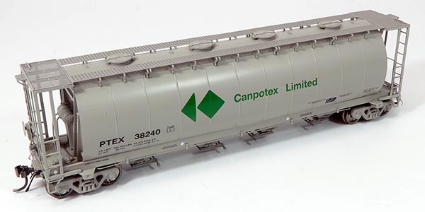 Rapido Trains 127032-3   NSC 3800cuft Covered Hopper: Canpotex - Grey Scheme #38277