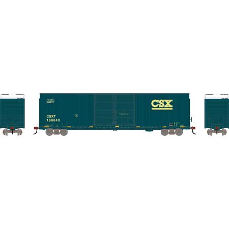 Athearn 90570  FMC 60' DD/SS Hi-Cube Box Car, CSX #166640