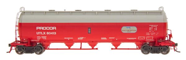 InterMountain Railway 48903-15  Procor Pressure Flow Hoppers, Halliburton #80425