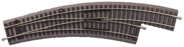 Piko 55423  HO Roadbed Curved Right Turnout BWR