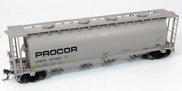 Rapido Trains 127030-1   NSC 3800cuft Cylindrical Hopper: Procor - Black Logo #121423