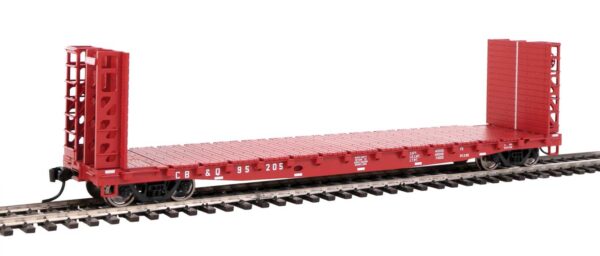 Walthers Mainline 5907   53' GSC Bulkhead Flatcar, CB&Q #95205