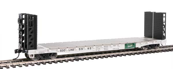 Walthers Mainline 5915   53' GSC Bulkhead Flatcar, Soo Line #5945