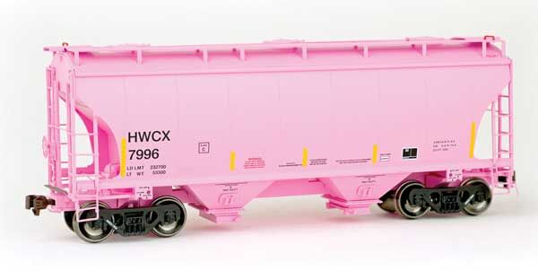 American Limited Models 2033  TrinityRail 3281 Cu.Ft. 2-Bay Covered Hopper, HWCX #7996