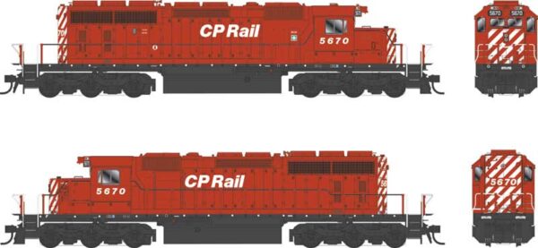 Bowser 25311  SD40-2, CP No multi mark #5670