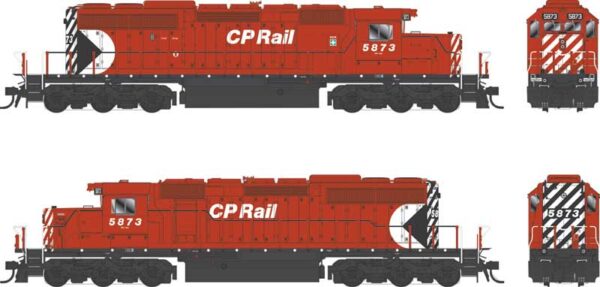 Bowser 25323  SD40-2, CP Plows Both ends #5867