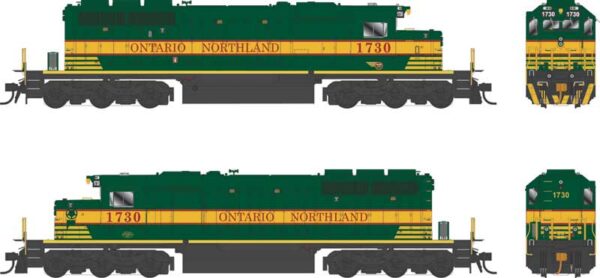 Bowser 25339  SD40-2, Ontario Northland Heritage #1730