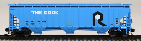 InterMountain Railway 65308-34  4750 Cubic Foot Rib-Sided 3-Bay Hopper, Rock Island #132702