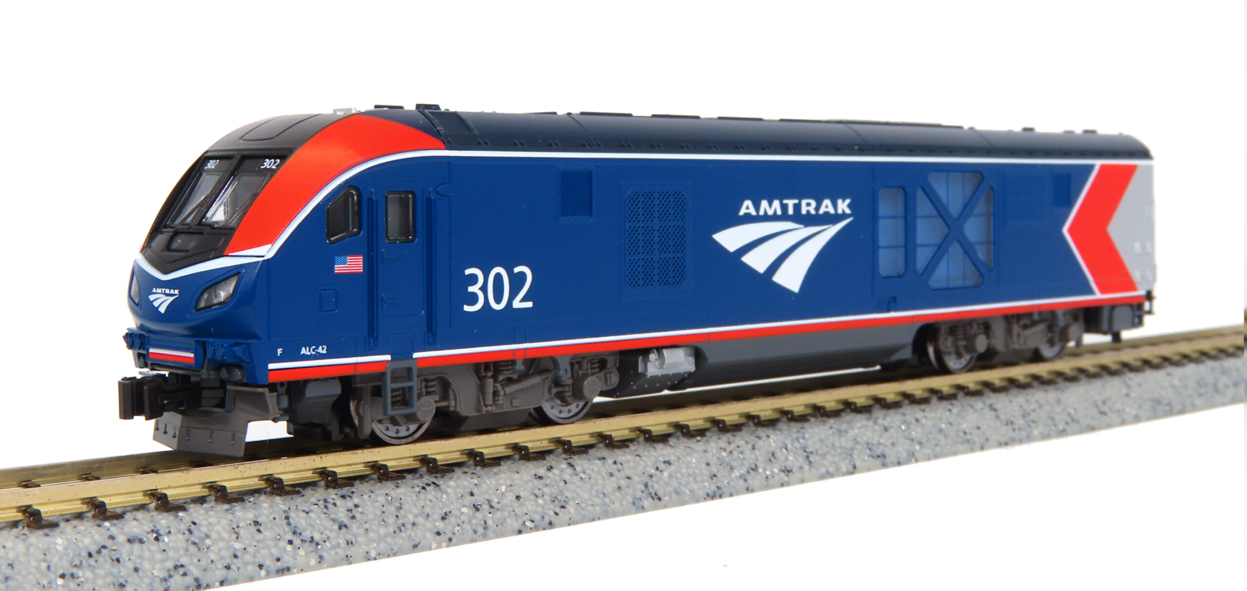 Kato 10-1788  N Amtrak ALC-42 & Superliner Phase VI 4-Unit "Starter Series" Set #302