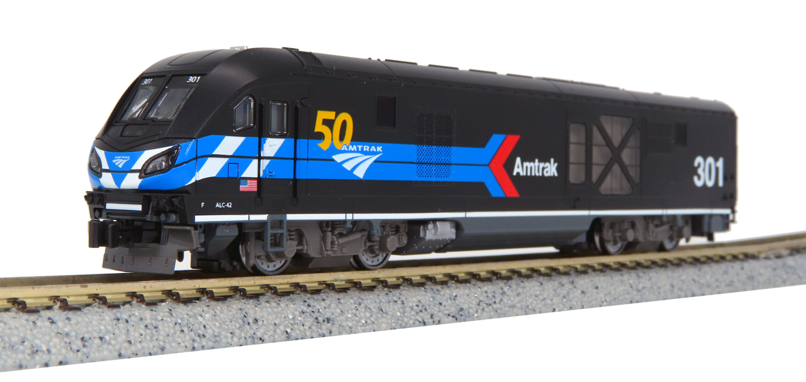 Kato 176-6050  ALC-42 Charger Amtrak "Day One" #301