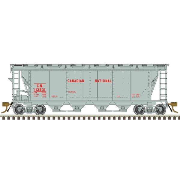 Atlas 20007153  Slab Side Covered Hopper, Canadian National #113404