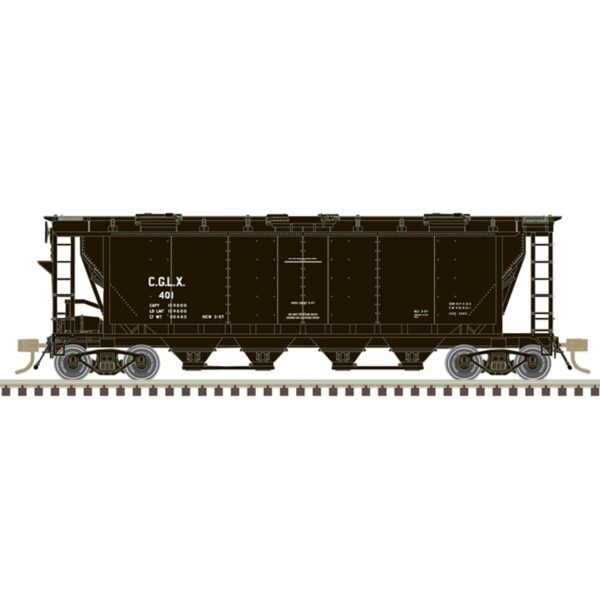 Atlas 20007151  Slab Side Covered Hopper, CGLX #401