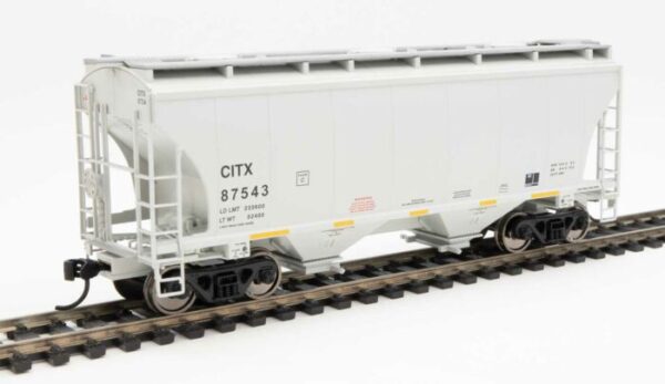 Walthers Mainline 7570   39' Trinity 3281 2-Bay Covered Hopper, CIT Group CITX #87543