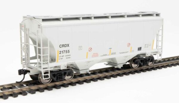 Walthers Mainline 7573   39' Trinity 3281 2-Bay Covered Hopper, Chicago Freight Car Leasing CRDX #21755