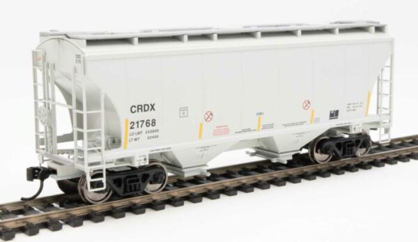 Walthers Mainline 7574   39' Trinity 3281 2-Bay Covered Hopper, Chicago Freight Car Leasing CRDX #21768