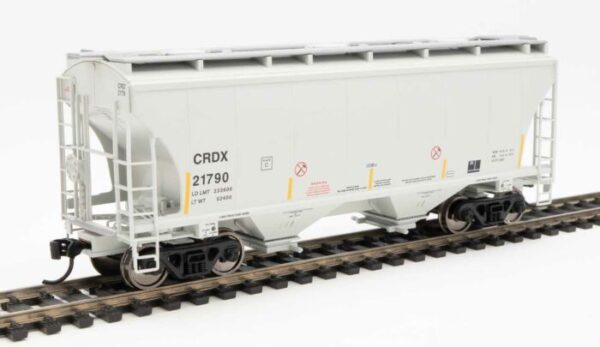 Walthers Mainline 7576   39' Trinity 3281 2-Bay Covered Hopper, Chicago Freight Car Leasing CRDX #21790