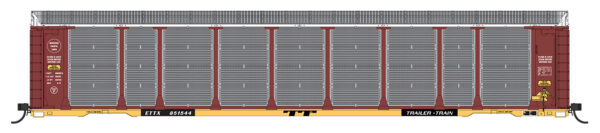 InterMountain Railway 482103-04  Tri-Level Auto Rack, Missouri Pacific - Buzzsaw #851544