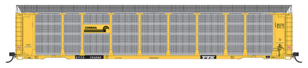 InterMountain Railway 482105-01  Tri-Level Auto Rack, Conrail - Yellow #701260