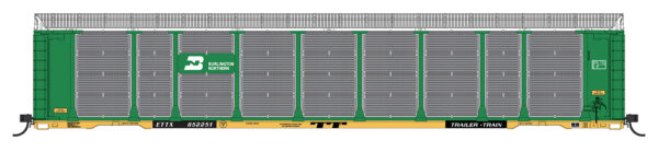 InterMountain Railway 482106-02  Tri-Level Auto Rack, Burlington Northern - Green #820877